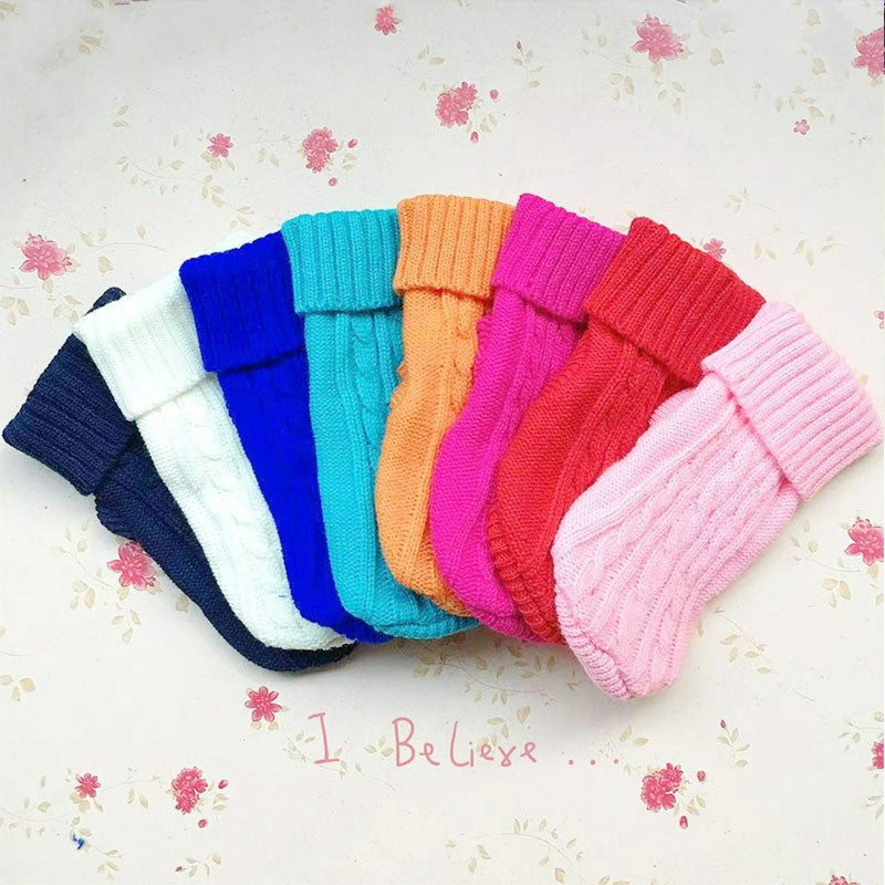 Roupa de Inverno para Cães, Roupa de Tricô para Animais de Estimação Pequenos e Médios, Casaco para Filhotes Chihuahua, Suéter para Cães Yorkshire, Ropa Perro