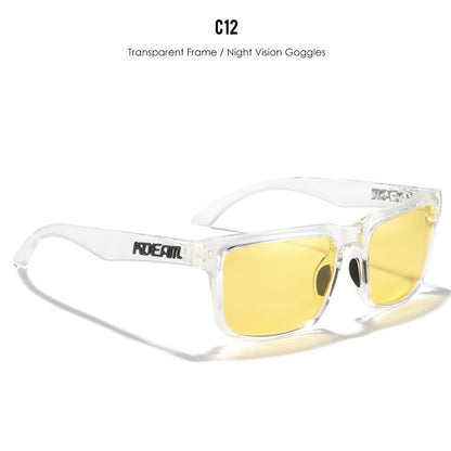 KDEAM Large Size Square Men's Sunglasses Polarized Photochromic Oversized Sun Glasses Fashion Women Shades Upgraded Edition