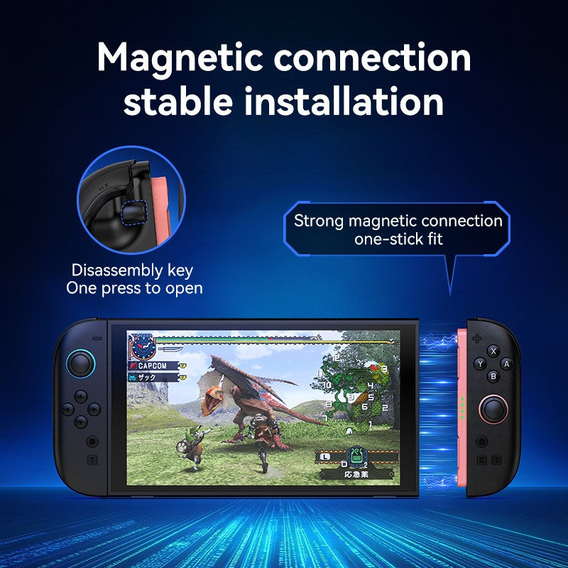 JOY-06 Wireless Game Controller For Switch 2 Magnetic Bluetooth Gamepad with 9-Axis Gyroscope RGB Light Wake-up For NS2 Joycons