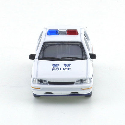 XCARTOYS 1/64 Y58-08 Santana Sedan, Carro de Polícia, Modelo em Miniatura, Modelo de Carro em Liga, Carro de Brinquedo, Segurança Pública