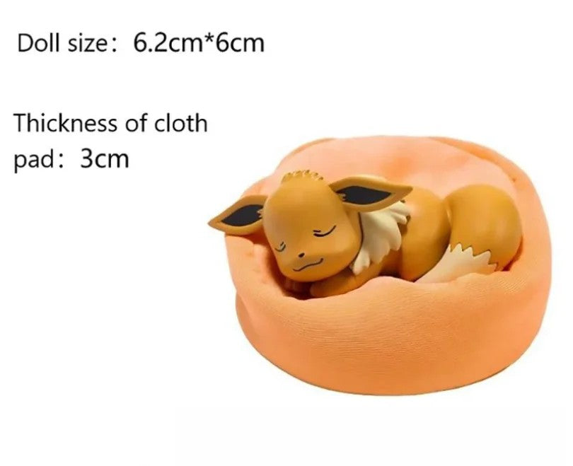 Pokemon Anime Pikachu Eevee Presente de Bolso Série Sonho Estrelado Pokémon Bonecos de Ação Bulbasaur Snorlax Modelo de Monstro Enfeites de Brinquedo