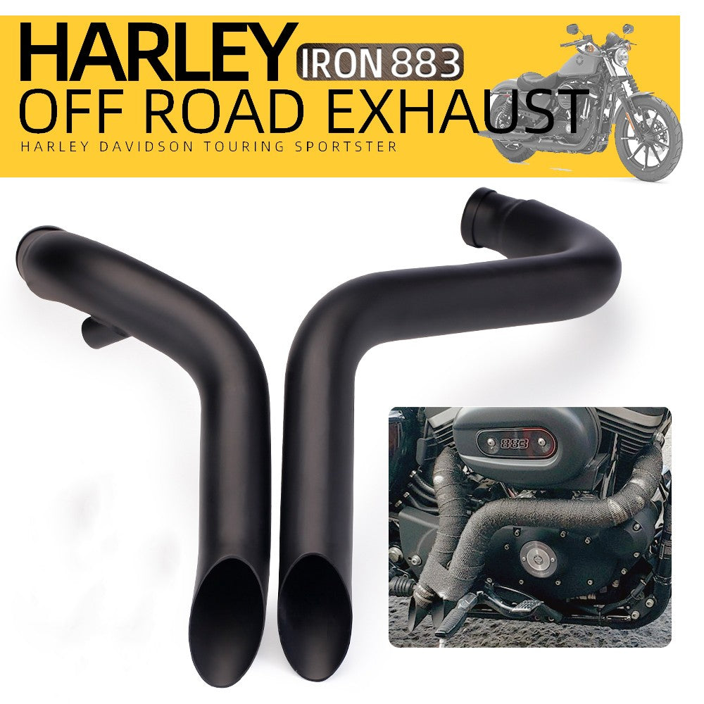 Exhaust Motorcycle  Escape Sportster Motorcycle Exhaust XL883 Elbow Bike For Softail Sportster 883 1200