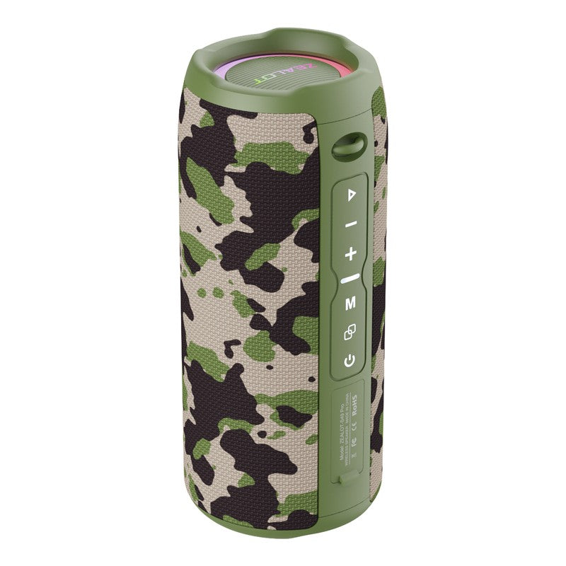 Zealot-S49PRO Portable Bluetooth Speaker 20W IPX6 Waterproof Powerful Sound Box Bass Boost Dual Pairing True Wireless Speaker