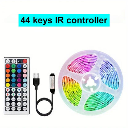 Smart LED Strip Lights 5m-20m Music Sync 5V RGB Led Light with App and Remote Control Christmas Party Room Decoration Lighting