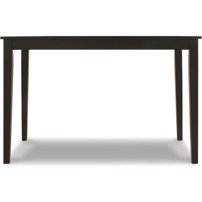 Ashley Kimonte Signature Rectangular Black Dining Table