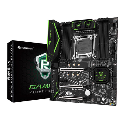 Placa-mãe HUANANZHI X99 T8 LGA 2011-3 XEON X99 compatível com Intel E5 2696 2678 2676 2673 2666 V3 com suporte a memória DDR3 RECC NVME