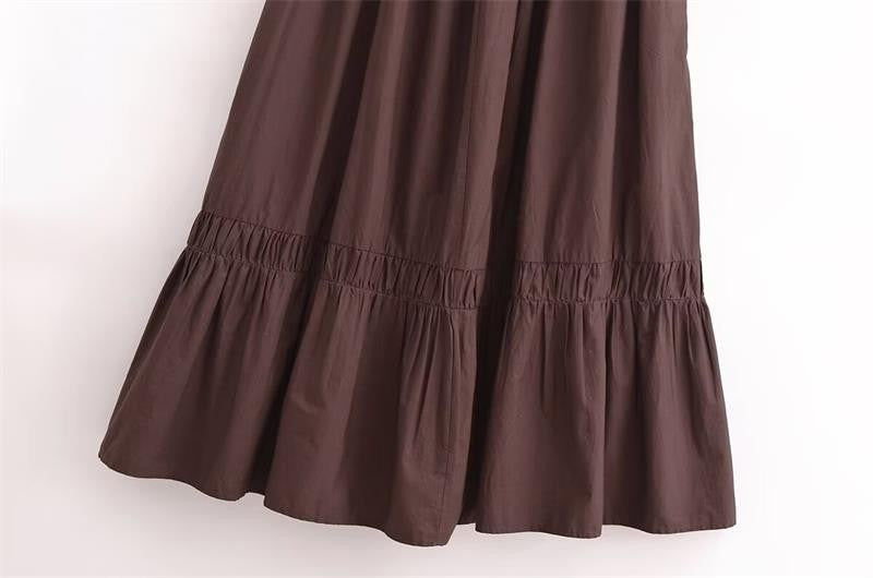 Dresses Summer Women's 2025 New Chic Tube Top Hanging Neck Holiday Dress Women's