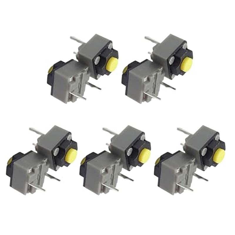 5PCS/10PCS KAILH 6 * 6 * 7.3mm Square Silent Mouse Micro Switch Thundersnake Logitech M330M220M590 Button Accessory