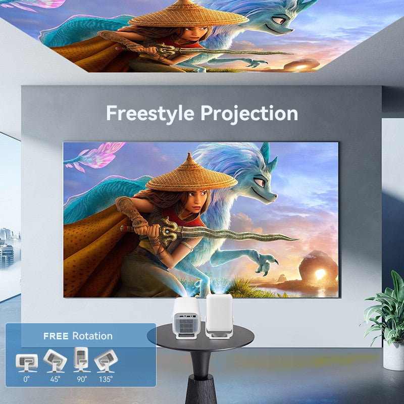 Projetor DITONG X3 Plus HD nativo 1080P suporte 4K Android projetor Foco automático LED Vídeo Home theater mini Projeção de filme