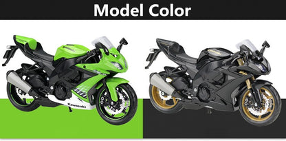 Maisto 1:12 Kawasaki Ninja ZX-10R Liga Modelo de Moto Simulação Diecast Metal Escala Modelo de Moto Brinquedo Infantil Presentes