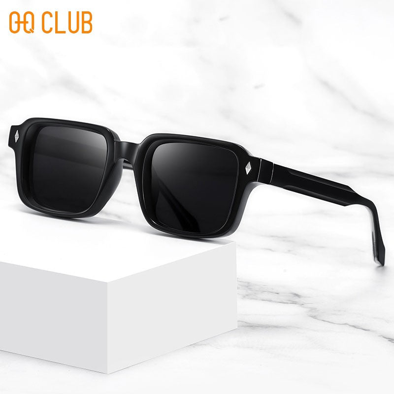 O-Q CLUB Retrô Moda Feminina Óculos de Sol Masculino Quadrado UV400 Óculos de Sol Feminino Masculino Luneta Óculos de Sol Luxuosos Lentes Femininas