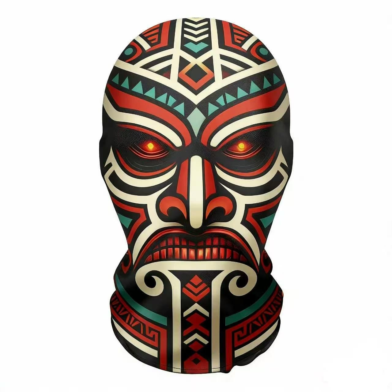 Skeleton Full Face Fashion Headgear, Breathable Mesh, Outdoor Riding, Holiday Disguise Headgear Mask