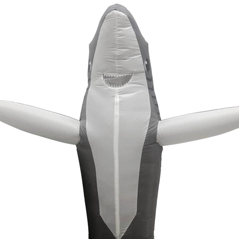 Shark Inflatable Clothing Adult Body Fun Summer Beach Mischief and Funny Role Playing, Lightweight and Breathable Design