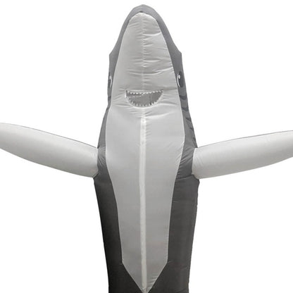 Shark Inflatable Clothing Adult Body Fun Summer Beach Mischief and Funny Role Playing, Lightweight and Breathable Design