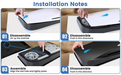 PS5 Faceplate Case Cover Customized PS5 Plate for Disc PlayStation 5 Console Hard Shell Skin Replacement Cover Plates for PS5