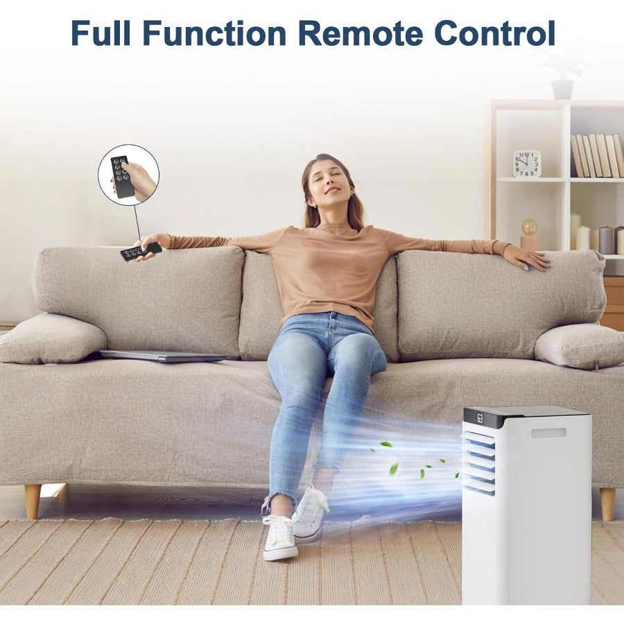 Ar Condicionado Portátil 10000 BTUs para Ambientes de até 42m² com Controle Remoto 4 Modos de Operação Função Desumidificador Jan