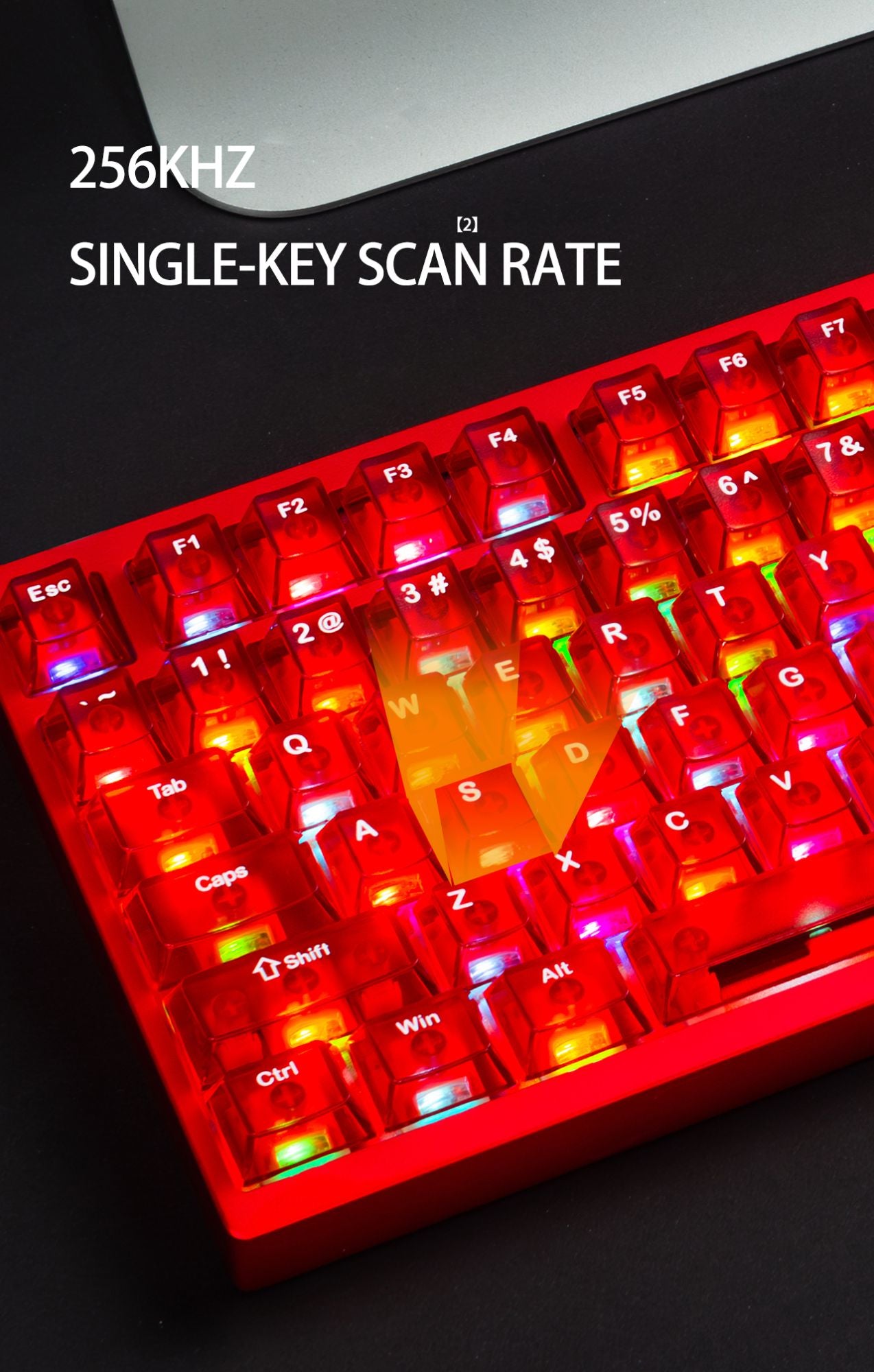 Teclado Gamer IROK MG75 PRO MAX 8K com Switch Magnético Acionamento Rápido de 0,005mm RT Teclado Mecânico com Hot Swap/SOCD/À Prova D'Água