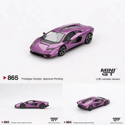 MINIGT Em estoque 1:64 Porsche Lamborghini Bugatti Pagani BMW McLaren Nissan Diecast Dior Car Modelo Coleção Miniatura Para