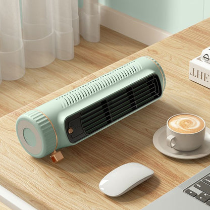 Ventilador de Torre Doméstico de Mesa Portátil, Ventilador de Ar Condicionado, Ventilador de Circulação, Ventilador Elétrico de Refrigeração a Ar com Carregamento USB para Quarto e Casa