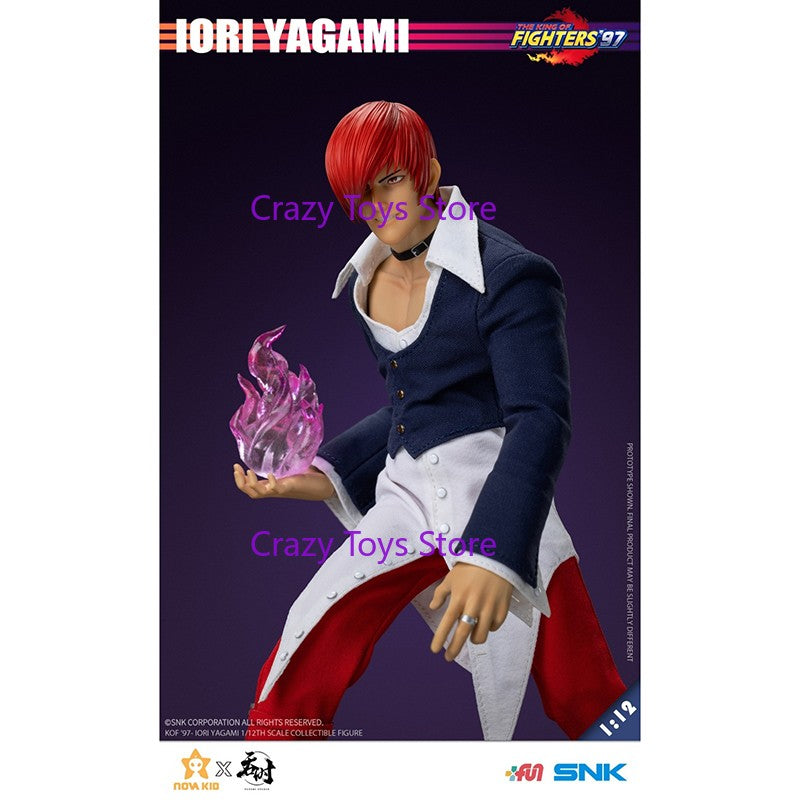 Em EstoqueEstúdio Tunshi Original 1/12 SNK Licenciado King of Fighters KOF 97 Iori Yagami TS XXZ 008 Figuras de Ação Colecionáveis de Anime