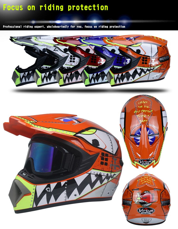 Capacete de motocicleta infantil, capacete off-road, bicicleta downhill AM DH, capacete cross, capacete motocross, casco