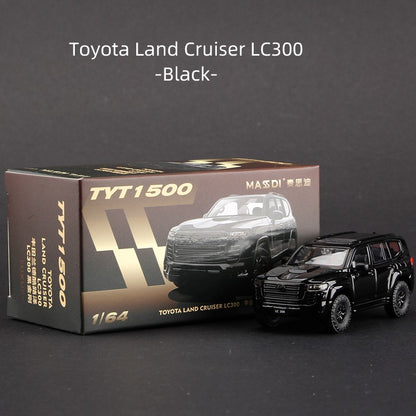 Massdi 1:64 Toyota Land Cruiser LC80 LC300 Car Model Alloy SUV Off-road Miniature Diecast Vehicles Toy Collection