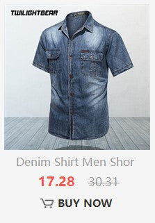 High Quality Men's Denim Shirt Long Sleeve Oversized Pure Cotton Overshirt Solid Casual Shirts Men Clothing  4XL A2F6522