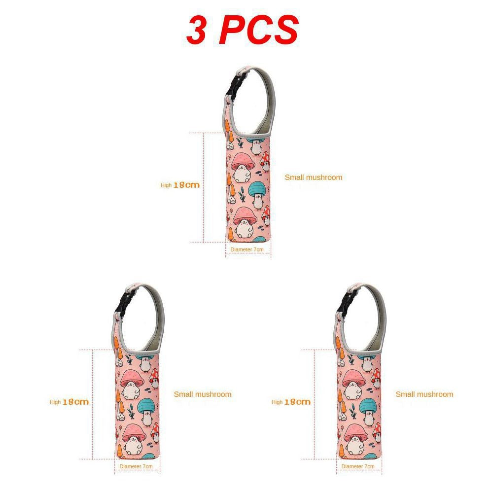 Baby Bottle Cover Portable Water Bottle Case Sleeve Sports Insulation Water Bottle Covers Pouch With Strap Holder Bottle Bag