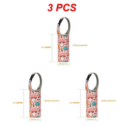 Baby Bottle Cover Portable Water Bottle Case Sleeve Sports Insulation Water Bottle Covers Pouch With Strap Holder Bottle Bag