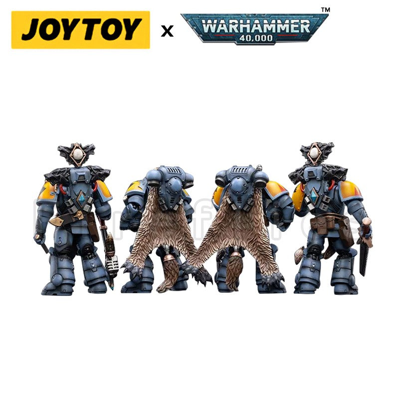 1/18 JOYTOY Action Figure 40K The Horus Heresy Space Wolves Figures And Mechas Logan Ghostwolf Anime Model Toy