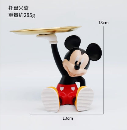 Novos Bonecos Colecionáveis Grandes do Mickey Mouse Fofos 3 Estilos Postura Sentada Plutão Desenho Animado Anime Enfeites de Mesa Brinquedos Presentes