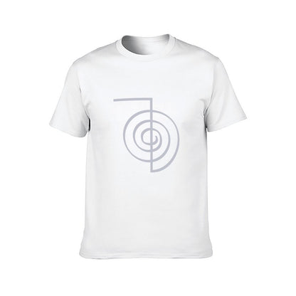 Cho-Ku-Rei Reiki Meditation T-Shirt t shirts for man pack cotton t shirt man plain t shirt men 100% cotton luxury brand T-Shirt