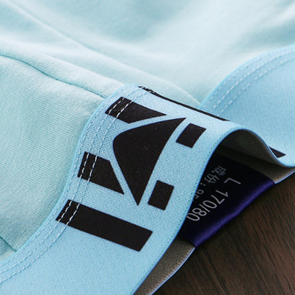 Men's Cotton Panties Breathable Words Print Boxer Shorts And Underpants Bulge Pouch Briefs Trunks Boxer Briefs Underwear Man