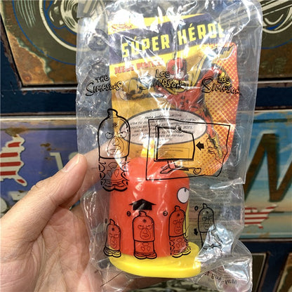 Desenho animado Os Simpsons Homer J Marge Bart Lisa Maggie Krusty o Palhaço Boneco de Ação Decoração de Mesa Brinquedo Colecionável Presente Infantil