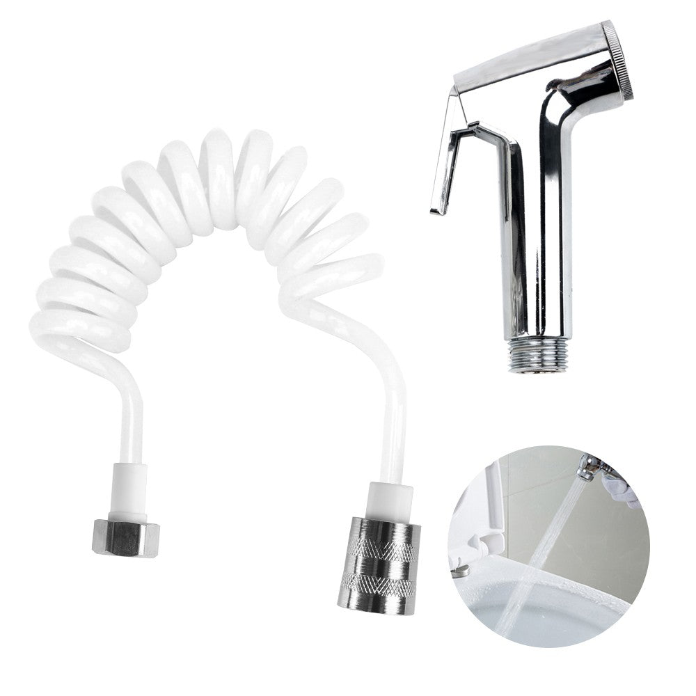 Shower Head Nozzle Portable Handheld Bidet Toilet Sprayer with Telephone Shower Hose Spray Gun