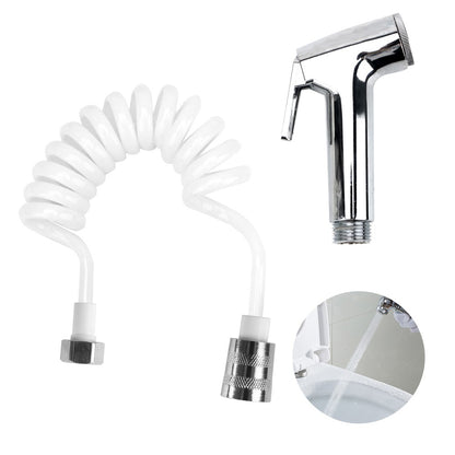 Shower Head Nozzle Portable Handheld Bidet Toilet Sprayer with Telephone Shower Hose Spray Gun