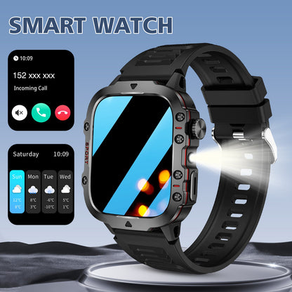 Smart watch, Bluetooth call, message reminder, two straps optional, suitable for iPhone/Android phone