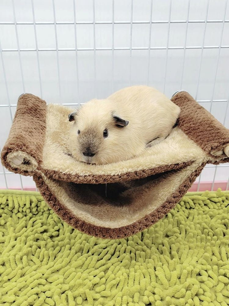 Cobaia Hamster Quente Rede Mel Canguru Esquilo Ninho Suspenso Cama Urso Dourado Chinchiila Brinquedo De Estimação Saltador