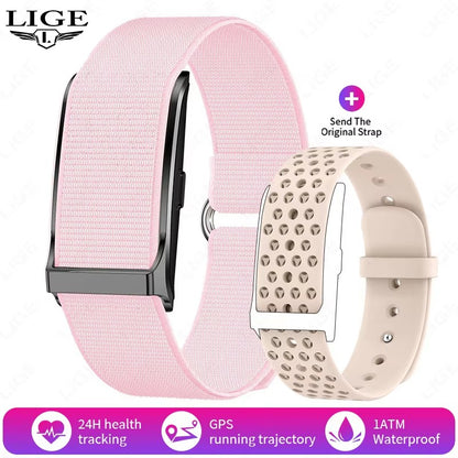 LIGE 2025 Smart Band Watch Heart Rate Health Monitoring Pedometer Sport Fitness Tracker Electronic Bracelet Men Smartwatch Women