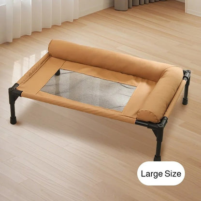 Winter Moisture-Proof Large Pet Bed Removable And Washable Off-The-Ground Bed Breathable Mesh Camp Bed Universal Pet Bed