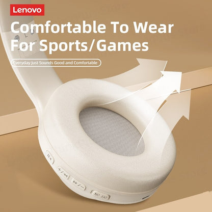 Fone de ouvido Lenovo Thinkplus TH10 TWS Estéreo com baixa latência e longa duração para jogos, fones de ouvido Bluetooth para música com microfone