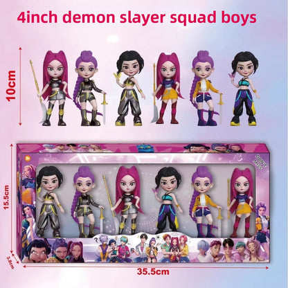 NOVO 2026 Hot Kpop Devil Hunter Rumi Zoe Mira Anime PVC Coleção de Personagens Decoração de Mesa Presente Infantil