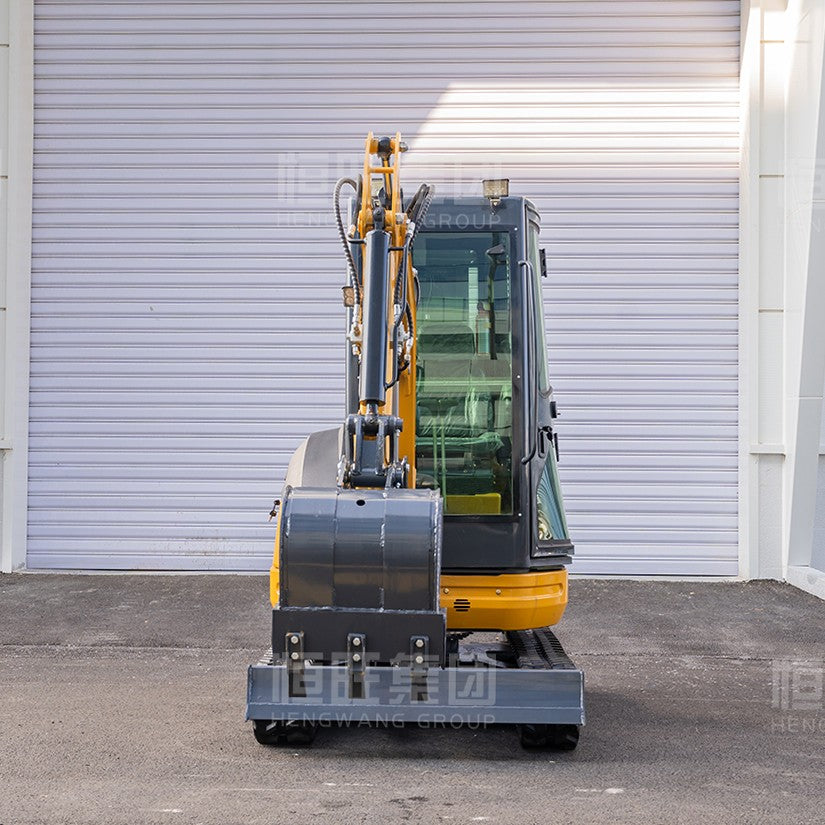 Ar Condicionado Cabine Escavadeira Mini de Esteira 2,5 Toneladas Trator Agrícola a Diesel Mini Escavadeira Hidráulica Máquinas de Construção