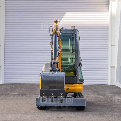Ar Condicionado Cabine Escavadeira Mini de Esteira 2,5 Toneladas Trator Agrícola a Diesel Mini Escavadeira Hidráulica Máquinas de Construção