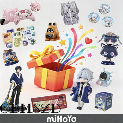 [Genuine] Anime Gift Box Set Official Game Genshin Impact Honkai Star Rail Zenless Zone Zero Honkai Impact 3RD&Tears of Themis