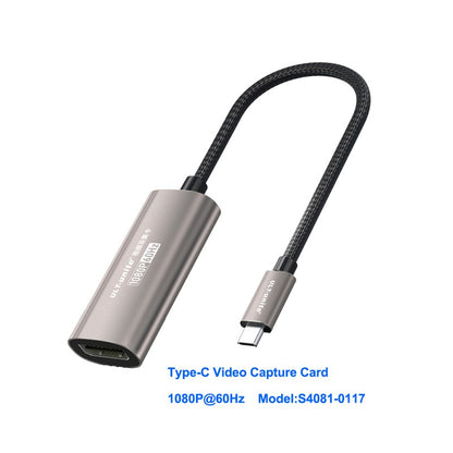 4K Video Capture Card MS2130S HDMI to USB-A/USB-C USB3.0 Capture Video and Audio Recording for OBS Studio PotPlayer QT Player