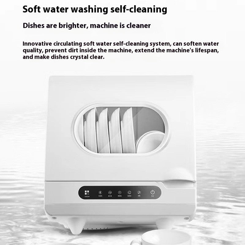 Smart home dishwasher that disinfects and dries in one and can also be used as a fruit and vegetable machine