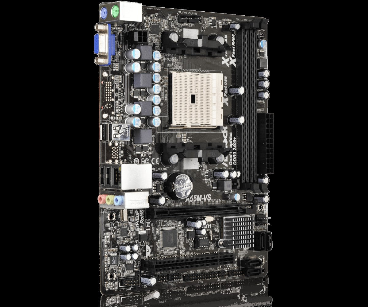 Placa-mãe ASRock A55M-VS A55M-VS soquete FM2+ AMD A55 DDR3 32GB suporte A10-6800B A10-7700K A10-5700 A10-7890K A6-5400B cpu