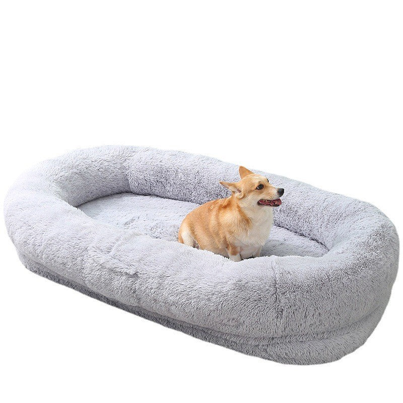 Cama de Inverno Quente para Animais de Estimação, Removível e Lavável, Sofá Grande para Cães, Almofada Preguiçosa para Animais, Cama para Cães, Ninho para Gatos