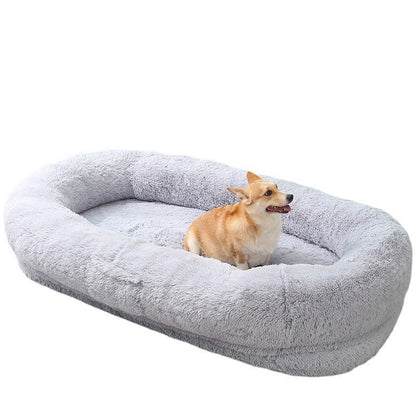 Cama de Inverno Quente para Animais de Estimação, Removível e Lavável, Sofá Grande para Cães, Almofada Preguiçosa para Animais, Cama para Cães, Ninho para Gatos